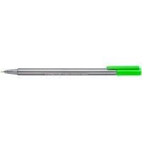 Staedtler Triplus Fineliner 334 Rotulador de Punta Fina - Trazo de 0.3mm - Tinta Base de Agua - Color Verde Neon