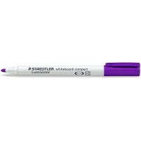 Staedtler Lumocolor 341 Marcador para Pizarra Blanca - Punta Biselada 1 - 2mm Aprox - Secado Rapido - Color Violeta