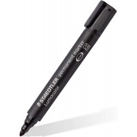 Staedtler Lumocolor 352 Rotulador Permanente - Punta Redonda - Trazo 2mm Aprox - Capuchon con Clip - Secado Rapido - Color Negro