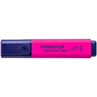 Staedtler Textsurfer Classic 364 Marcador Fluorescente - Punta Biselada 1 - 5mm Aprox - Secado Rapido - Color Magenta