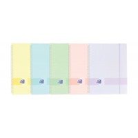 Oxford Live & Go A4 Carpeta de Fundas - Tapa de Plastico Opaco - Espiral 30 Fundas - Colores Surtidos