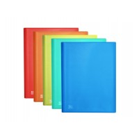 Oxford Urban A3 Carpeta de 20 Fundas Soldadas A3 - Tapa de Plastico Translucido - Colores Surtidos