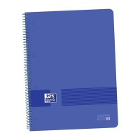 Oxford Live&Go Cuaderno A4+ Tapa de Plastico - Europeanbook 1 5x5 - 80 Hojas - Color Azul Marino