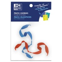 Oxford Gomas Elasticas para Carpeta o Cuaderno - Pack de 2 Unidades - Ajuste Perfecto - Resistente y Duradero