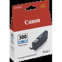 Canon PFI300 Cyan Photo Cartucho de Tinta Original - 4197C001/PFI300PC