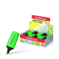 Erichkrause Visioline Mini - Miniformato Fluorescente - Emoticonos Divertidos - Verde