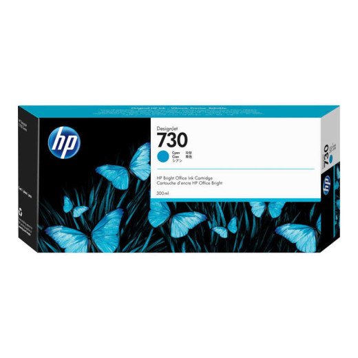 HP 730 Cyan Cartucho de Tinta Original - P2V68A