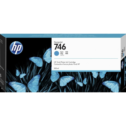 HP 746 Cyan Cartucho de Tinta Original - P2V80A