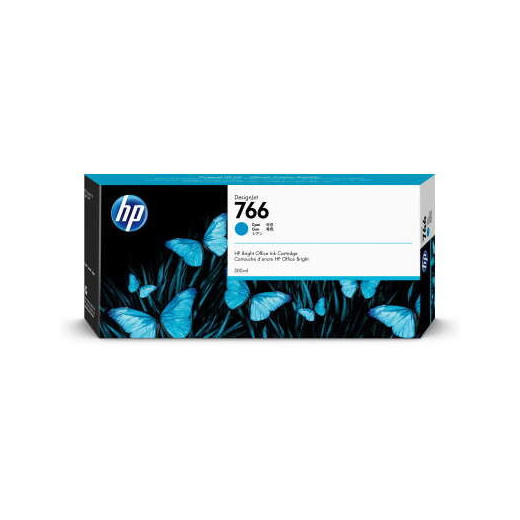 HP 766 Cyan Cartucho de Tinta Original - P2V89A