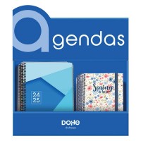 Dohe Expositor de 25 Agendas Escolares Espiral Prime-Basic A5