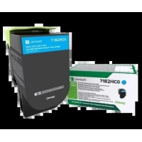 Lexmark CS417/CX417/CS517/CX517 Cyan Cartucho de Toner Original - 71B2HC0/71B0H20