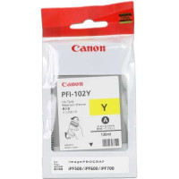 Canon PFI102 Amarillo Cartucho de Tinta Original - 0898B001