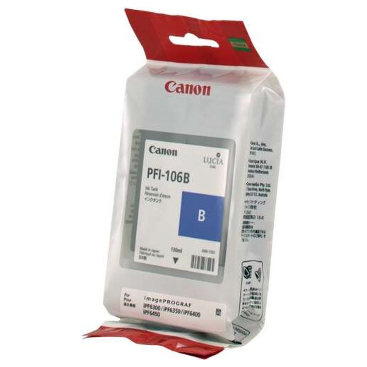 Canon PFI106 Azul Cartucho de Tinta Original - PFI106B/6629B001