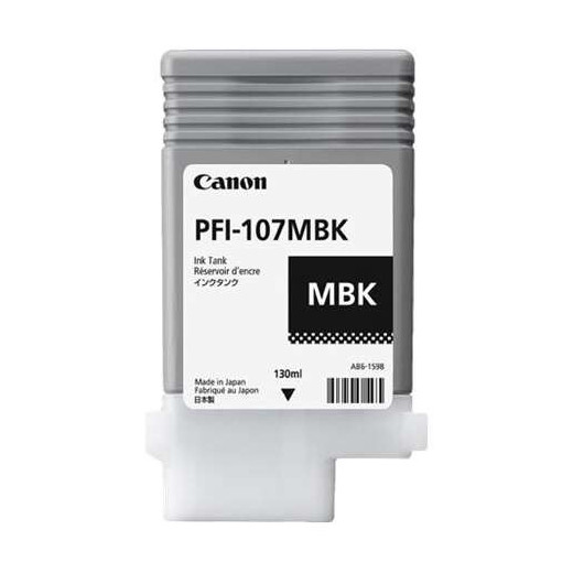 Canon PFI107 Negro Mate Cartucho de Tinta Original - PFI107MBK/6704B001