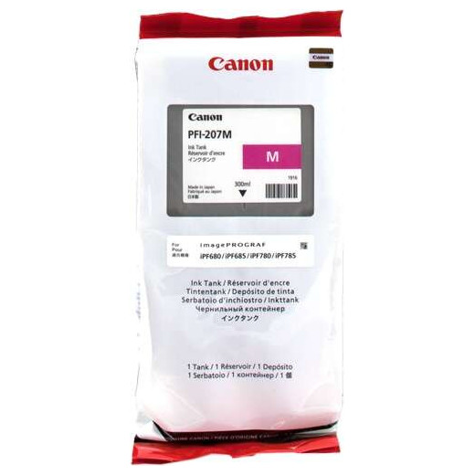 Canon PFI207 Magenta Cartucho de Tinta Original - PFI207M/8791B001