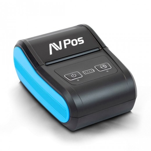 AVPos Impresora Termica Portatil de Tickets MP580R - 58mm - Velocidad 90 mm/s - BT y USB-C - Color Negro