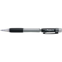 Pentel Fiesta II Portaminas HB 0.7mm con Goma - Incluye 2 Recargas - Grip de Goma - Diseño Ergonomico - Color Negro