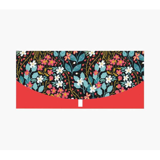 Pictura Tarjeta Money Cards - Tarjeta de Regalo Tipo Sobre Horizontal - Tematica de Flores - 21.3x9.6cm - Embolsada Individualmente en Celofan - Incluido Sobre Blanco - Papel con Certificacion FSC