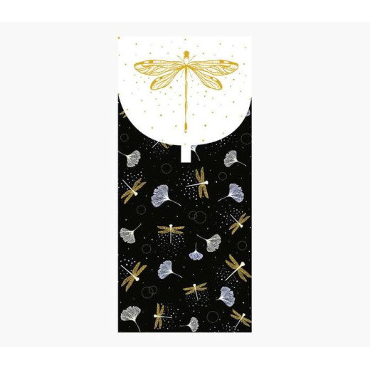 Pictura Tarjeta Money Cards - Tarjeta de Regalo Tipo Sobre - Tematica Libelulas - 9.6x21.3cm - Embolsada Individualmente en Celofan - Incluido Sobre Blanco - Papel con Certificacion FSC