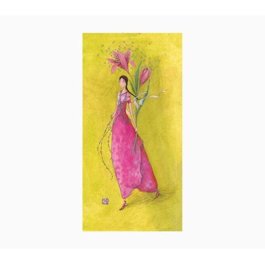 Pictura Gaëlle Boissonnard Tarjeta Doble - Acabado en Barniz de Relieve UV Grueso - Laminado Mate de Tacto Suave - 10.5x21cm - Papel con Certificacion FSC