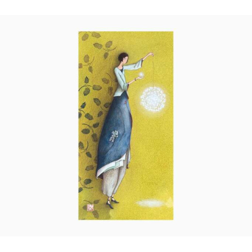 Pictura Aquarupella Gaëlle Boissonnard Tarjeta Doble 10.5x21cm - Acabado en Barniz de Relieve UV Grueso - Laminado Mate de Tacto Suave - Papel con Certificacion FSC