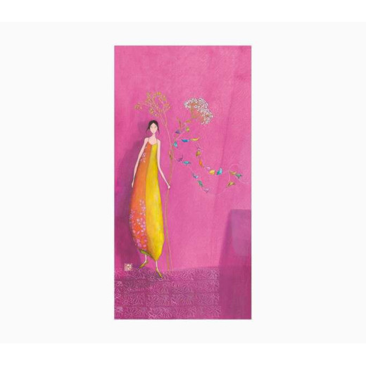 Pictura Gaëlle Boissonnard Tarjeta Doble - Acabado en Barniz de Relieve UV Grueso - Laminado Mate de Tacto Suave - 10.5x21cm - Papel con Certificacion FSC