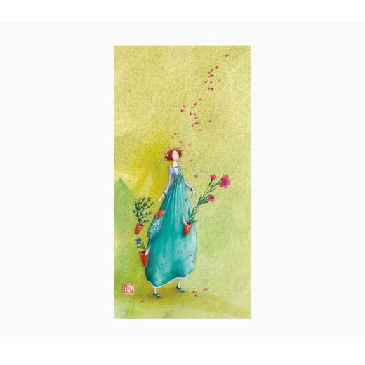 Pictura Gaëlle Boissonnard Tarjeta Doble - Acabado en Barniz de Relieve UV Grueso - Laminado Mate de Tacto Suave - 10.5x21cm - Papel con Certificacion FSC