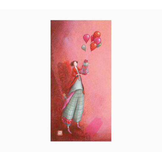 Pictura Gaëlle Boissonnard Tarjeta Doble - Acabado en Barniz de Relieve UV Grueso - Laminado Mate de Tacto Suave - 10.5x21cm - Papel con Certificacion FSC