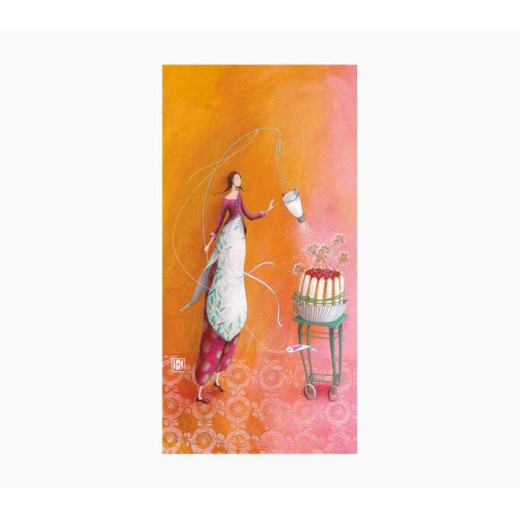 Pictura Aquarupella Gaëlle Boissonnard Tarjeta Doble 10.5x21cm - Acabado en Barniz de Relieve UV Grueso - Laminado Mate de Tacto Suave - Papel con Certificacion FSC