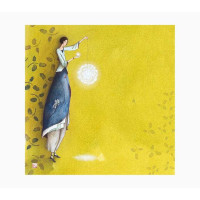 Pictura Gaëlle Boissonnard Tarjeta Doble - Acabado en Barniz de Relieve UV Grueso - Laminado Mate de Tacto Suave - 16x16cm - Papel con Certificacion FSC