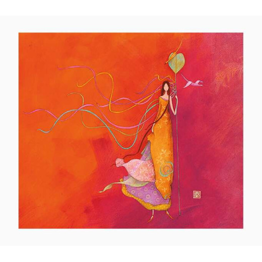 Pictura Gaëlle Boissonnard Tarjeta Doble - Acabado en Barniz de Relieve UV Grueso - Laminado Mate de Tacto Suave - 10.5x21cm - Papel con Certificacion FSC