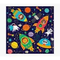 Pictura Tarjeta Puzzle - 15.5x15.5cm - Tematica del Espacio - 25 Piezas - Incluye Tarjeta Plegada y Sobre Blanco - Embolsada en Celofan - Papel con Certificacion FSC