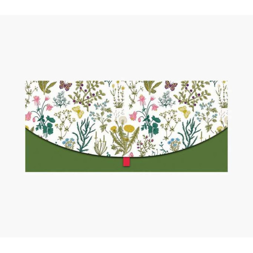 Pictura Tarjeta Money Cards - Formato Horizontal - Tematica de Flores - 21.3x9.6cm - Embolsada Individualmente - Incluye Sobre Blanco - Papel con Certificacion FSC