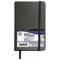 Daler Rowney Simply Cuaderno Cosido - Formato 9x14cm - 72 Hojas de Papel 100g/mg2 - Color Blanco