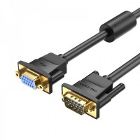 Vention Cable Extension VGA Macho a Hembra - 1m - Color Negro