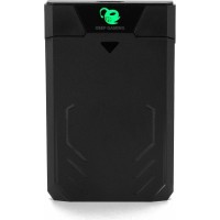 DeepGaming Carcasa Externa HDD/SDD 2.5" hasta 3TB SATA USB 3.0 - Color Negro