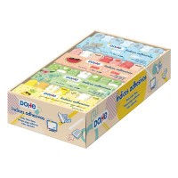 Dohe Caja Expositora de 36 Sets Indices Adhesivos Impresos - 18x65mm - Formas y Motivos Surtidos