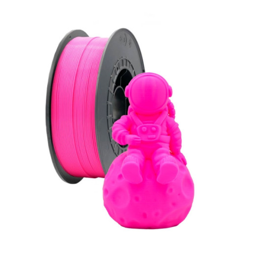 Filamento 3D PLA - Diametro 1.75mm - Bobina 1kg - Color Rosa Fluorescente