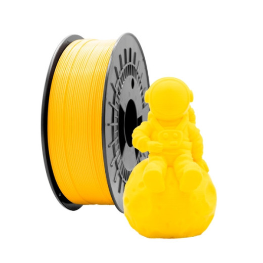 Filamento 3D PLA MATE - Diametro 1.75mm - Bobina 1kg - Color Amarillo