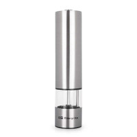 Orbegozo Molinillo Pimienta y Sal Elegance - Alta Precision Regulable - Carcasa Acero Fino - Luz Dosificacion Optima - Manejo con una Sola Mano - Funciona con Pilas - Estilo y Funcionalidad en tu Cocina