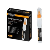 Ingraf Boligrafo Corrector 8ml - Punta Metalica Fina - Secado Rapido - Forma Ergonomica