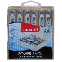 Maxell Pack de 24 Pilas Alcalinas LR06 AA 1.5V