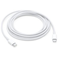 Apple Cable USB-C a USB-C - Longitud 2m - Color Blanco