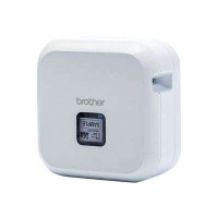 Brother PT-P710BTH Cube Rotuladora Electronica Portatil Bluetooth USB - Resolucion 180ppp - Velocidad 20mms - Bateria Recargable - Color Blanco