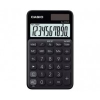 Casio SL-310UC Calculadora de Bolsillo - Calculo de Impuestos - Pantalla LCD de 10 Digitos - Solar y Pilas - Color Negro