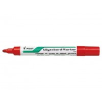 Pilot Rotulador para Pizarra Blanca - Punta Redonda de 4mm - Trazo de 1.8mm - Borrable en Seco - Color Rojo