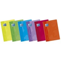 Oxford Classic Pack de 10 Libretas Grapadas Formato A4 Liso - 48 Hojas - Tapa Blanda Plastificada - Colores Surtidos