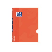 Oxford School Classic Openflex A5+ Libreta Grapada - Tapa de Plastico Resistente - 48 Hojas con 1 Linea y Margen - Color Naranja