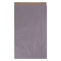 Apli Sobres Kraft Plata 24x43x7mm - Papel Kraft 50g/m² - Reutilizables y Reciclables - Pack de 250