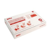 Apli Pack de 100 Forros de Libros con Solapa Ajustable 300 mm - PVC - Forra en 3 Pasos